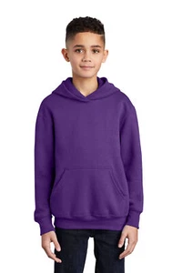 3 Pack Of Port & Company PC90YH Youth Pullover Hooded Comfort Blend Sweatshirt - Picture 1 of 34