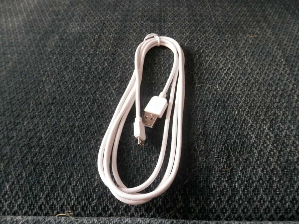 5 - White 6Ft Micro USB Charging Cable Data Sync Charger Cord Android Samsung LG - Image 1 of 2