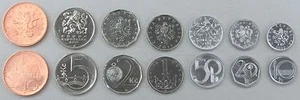 República Checa / Czech Republic kms Juego de monedas 1994-2018 sin circular - Picture 1 of 1