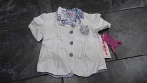 Neu mit Etikett Beetlejuice MÄDCHEN JACKE HOSE OBERTEIL BLAU WEISS - Bild 1 von 9