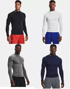 2025 Under Armour Herren UA Kompression Langarm HeatGear Comp Mock Rollkragen - Bild 1 von 6