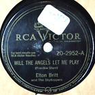 78 tours Elton Britt Will the Angels Let Me Play / I Never Knew What It Meant EX+