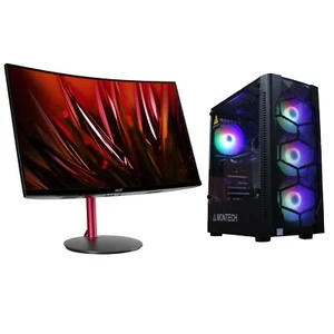 Custom Gaming Desktop PC i7 SSD HD 16GB GTX 980 4GB WiFi BT W10 + 27" 2K Curve - Picture 1 of 15