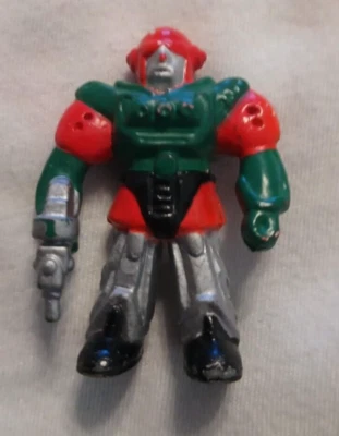 Vintage 1994 Soma Sonic Rangers Robot Red Black and Green Mini Figurine Toy - Image 1 of 2