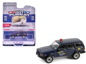 2001 JEEP CHEROKEE "MICHIGAN STATE POLICE" 1/64 DIECAST BY GREENLIGHT 43040 E - Picture 1 of 1