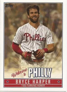 2019 TOPPS # BH-7 - BRYCE HARPER -PHILADELPHIA PHILLIES - Picture 1 of 2