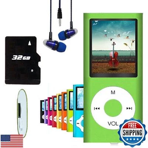 MP3 Player / MP4 Player, Hotechs MP3 Music Player with 32GB Memory SD Card Sl - Picture 1 of 1