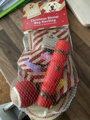 CUPID COMET Dog Stocking Brand New Filled