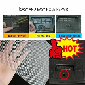 Auto Car Bumper Steel Repair Plastic Crack Hole Repairing Mesh Hot - Picture 1 of 10