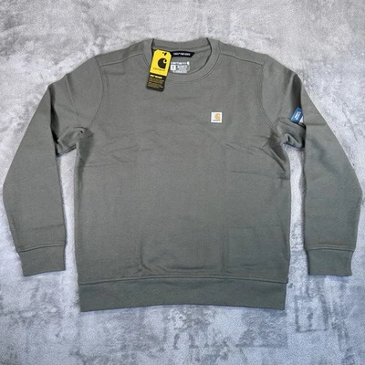Carhartt Womens Long Sleeve Sweater Medium Relaxed Fit Work Outdoor  Top - Image 1 of 4