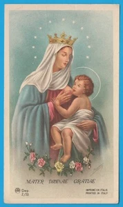 Madonna delle Grazie Preghiera AR Z/73 santino holy card image pieuse MA1337 - Imagen 1 de 2