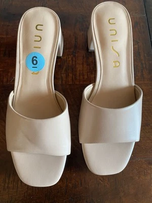 Sandalias de tacón Unisa nude para mujer talla 6M Foto 1 de 4