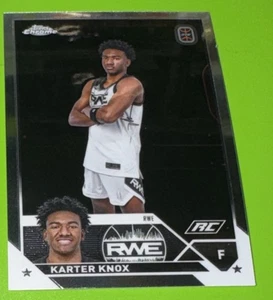 2023-24 Topps Chrome Overtime Elite #27 Karter Knox OTE RWE NBA 🏀 - Imagen 1 de 2