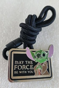 DISNEY CAST AUSSCHLIESSLICH STAR WARS-STICH YODA / MÖGE DIE KRAFT DU SEIN I.D. HALTER/SCHLÜSSELBAND - Bild 1 von 4