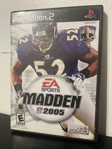 Madden NFL 05 (PS2 Sony PlayStation 2, 2004) CIB Complete in Box Ray Lewis Jr - Picture 1 of 3