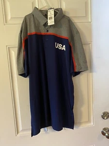 Men's adidas Ultimate365 USA Golf Polo Size Large - Picture 1 of 1