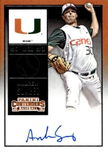Boleto universitario Panini Contenders 2015 Andrew Suárez automático #31 - Imagen 1 de 2
