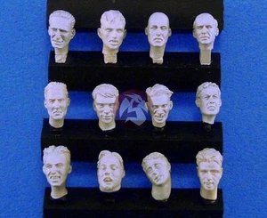 Juego de auriculares para figuras civiles de soldado surtido genérico Legend 1/35 (12 cabezas) LF0111 - Imagen 1 de 1