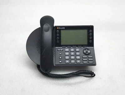 ShoreTel IP480G Gigabit 8-Line Phone with Handset and Base Stand - Image 1 of 4
