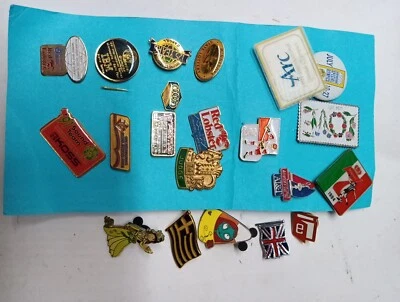 21 Lapel Pins Special Olympics, Judge IBM Gm Red Lobster Disney And More - Image 1 of 4