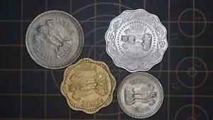 LOT 4 Coins India # - Picture 1 of 2