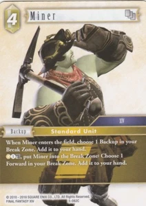 FINAL FANTASY TCG 1 X MINER 5-082C N0T FOIL - EARTH - Bild 1 von 1