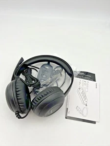 Cyber Acoustics Stereo Headset z USB lub połączeniem 3,5 mm Moduł sterujący USB - Zdjęcie 1 z 9