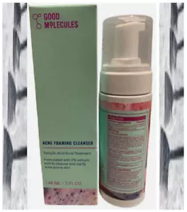 Good Molecules Acne Foaming Cleanser 5 oz Salicylic Acid BHA New In Box - Picture 1 of 6