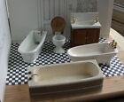 Vintage miniature cinq pièces groupe salle de bain