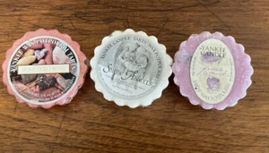 Lot Yankee Candle Tarts-Home Sweet Home, Freesia Musk, Snow Angels-Great Scents - Picture 1 of 2