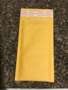 Kraft Bubble mailer 4" X 8" (inner 4"X7") SElf Adhesive - Picture 1 of 1