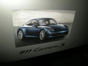 1:18 Minichamps Porsche 911 Typ 991 Carrera S cupé modelo de concesionario azul/azul RARO - Imagen 1 de 5