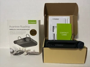 Roadtrip Bluetooth Zestaw głośnomówiący Głośnik samochodowy Nowy Avantree Open Box - Zdjęcie 1 z 6