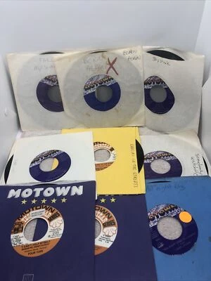 Lot of 9 MOTOWN 45 Rpm 7" Vinyl Michael Jackson Lionel Richie Rare Earth & More Foto 1 de 4