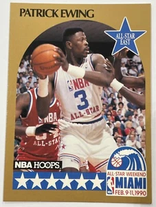 1990 NBA HOOPS PATRICK EWING New York Knicks NBA ALL-STAR CARD #4 - Picture 1 of 2