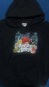 Angry Birds Pullover Hoodie 8 Medium New childs Sweatshirt Dark Blue Navy 2011 - Picture 1 of 1