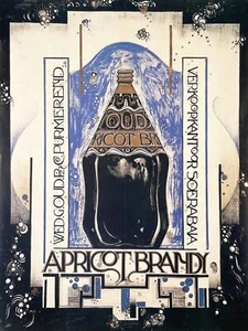 10426. Póster de decoración. Habitación arte pared diseño interior. Brandy de albaricoque. Deco falta - Imagen 1 de 1