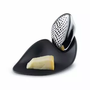 ALESSI Cheese Grater FORMA ZH03 Zaha Hadid, 18/10 stainless steel, melamine - Picture 1 of 6