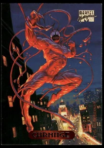 Carnage EX 20 1994 Fleer Marvel Masterpieces Hildebrandt Brothers Marvel Card - Picture 1 of 2