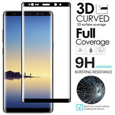 2 Pack Samsung Galaxy Note 9 Note 8 FULL COVER Tempered Glass Screen Protector