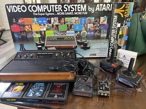 COMPLETE in Box ATARI CX2600 Never Tested As Is With 4 Games - Picture 1 of 15