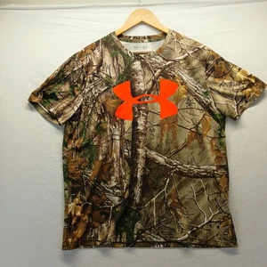 Under Armour REALTREE HEAT GEAR SIZE LARGE CAMO SHORT SLEEVE SHIRT - Picture 1 of 7
