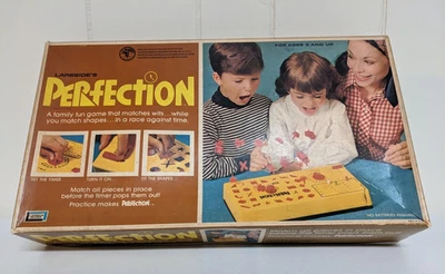 PERFECTION Vintage 1973 Lakeside Game w/Original Box -TESTED AND WORKS SEE VIDEO - Image 1 of 4