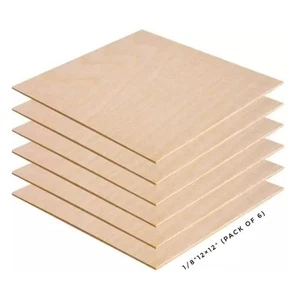 Baltic Birch Plywood - B/BB Grade (3MM 1/8 X 12 X 12'') Perfect for Arts, Cra... - Picture 1 of 9