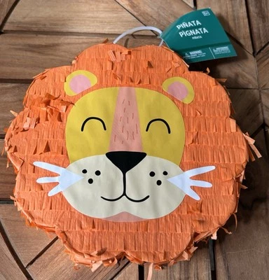Get Wild Lion Jungle Safari Animal Kids Birthday Party Mini Pinata Decoration - Image 1 of 4