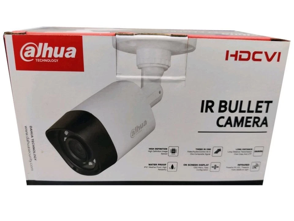 DAHUA 2MP HDCVI IR BULLET CAMERA(COOPER SERIES) DH-HAC-B1A21P - Image 1 of 2
