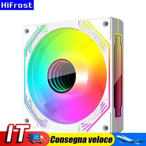 120mm Case Fan Cooler 5V 3Pin ARGB 12V 4PIN PWM Chassis Fan (Black Forward) - Afbeelding 1 van 10