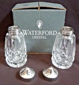 Paar Vintage Waterford Kristall Lismore Salz & Pfefferstreuer Set 3 3/4" - Bild 1 von 3