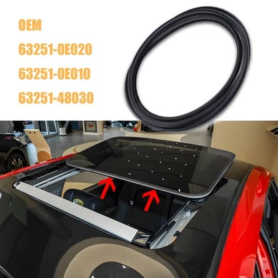 Junta de sellado de goma para techo corredizo para Toyota Highlander RAV4 63251-0E010 Foto 1 de 4