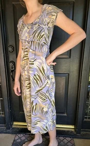 Patrons of Peace M Multicolored Hawaiian Floral Romper Jumpsuit Pockets Smocked - Picture 1 of 12
